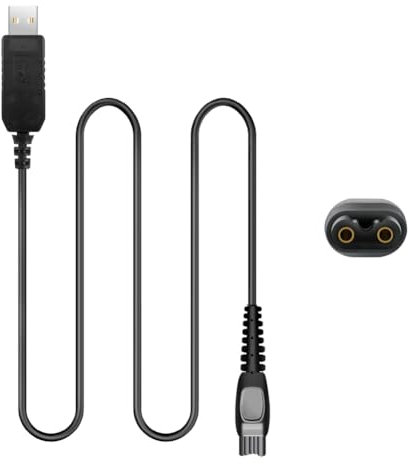 Raeisusp HQ8505 15V Rasierer USB Ladegerät Stromkabel für Philips Elektrorasierer Serie 3000 5000 7000 9000 Norelco One Blade QP6520 QP6510
