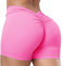 STARBILD Damen Sport Shorts V Rücken Scrunch Butt, High Waist Leggings Kurze Push Up, Sommer Workout Hotpants für Gym Fitness Yoga, V Back - Rosa S