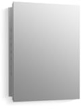 Kohler 55060-NA Embark Slim Medicine Cabinet Mirror, Adjustable Shelves, Bathroom Organizers and Storage, 16 in. W x 20 in. H