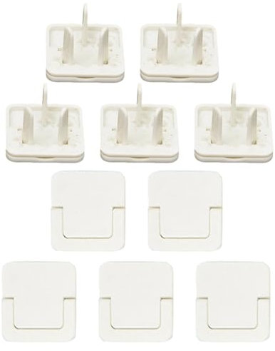 Plug Socket Covers, 10 Baby Home Safety Socket Covers, Child Safety Outlet Covers, Child Proof Plug Socket Protectors, White Outlet Plug Covers for Home and Offices for Children's Safety