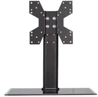 Universal TV Stand, Universal TV Stand/Base Table Top TV Stand For 14 To 32 Inch TVs, Heavy Duty Tempered Glass Base, Holds Up To 44lbs TV Base Stand