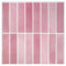 GRIPRO Peel and Stick Wall Tile – 10x10 3D Adhesive Backsplash Tile for Kitchen, Bathroom 3D Wall Panels (10 Sheets, Pink)