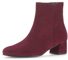 Gabor Damen Klassische Stiefeletten, Frauen Stiefeletten,reißverschluss,Stiefel,Bootee,Booties,halbstiefel,Kurzstiefel,Bordeaux,41 EU / 7.5 UK