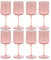 Karma Mid Century Wine Glass Blush Set Of Eight
