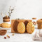 Wooden Moulds, 3D Carved Wooden Cookie Mould DIY Gingerbread Shortbread Mould (Two Easter Eggs)