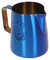Akozon Jarra Latte Art de Acero Inoxidable de 380 Ml con Pico, Diseño de Cisne único, de Colores Brillantes, Perfecta para Amantes del café y Baristas (BLUE)