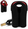 Bolsa Botella Vino Portabotellas para 2 Botellas de Vino Regalar Rosado Blanco con 2 Compartimentos Bolsa de la Compra Reutilizable Bolsa de Almacenamiento de Botellas de Vino 37 x 25 x 12 cm,Rojo
