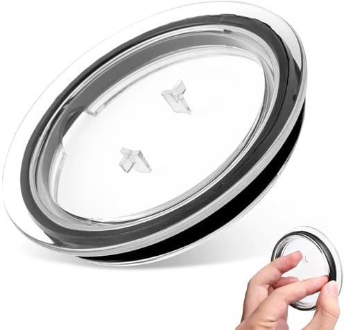 Milk Frother Lid for Nespresso Aeroccino 3 3R, Plastic Milk Frother Lid, Milk Frother Replacement 93271 for Nespresso Aeroccino 3 3R 3593 3594