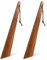 Piriuuo 2 Pcs Wooden Spatula for Cooking, 12 Inches Long Wood Spatula Heat-Resistant Flat Wooden Spatula Turner for Turning Flipping Serving Scraping