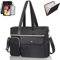 ESTARER Lehrertasche mit Erweiterter Aktenordnertasche,Arbeitstasche mit Fächern für Laptop,Tragbare Lehrertasche für Frauen,Schultertasche Laptop Handtasche für Laptop,Lehrerbedarf,15.6 zoll,Schwarz