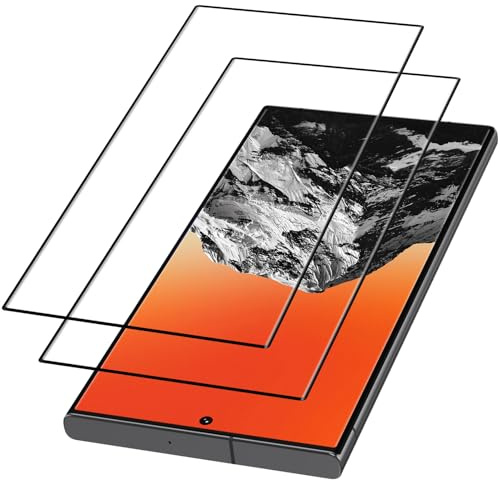 Beukei 2 Stück Schutzfolie für Samsung Galaxy S23 Ultra Panzer Schutzglas, Sicherheitsglas, 9H Härte, Anti-Kratzen für Samsung Galaxy S23 Ultra Schutzglas Film