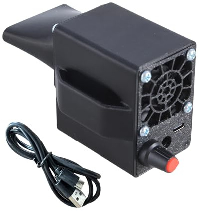 Geavonyg Electric BBQ Fan Air Blower For Outdoor Camping Barbecue Handheld Ventilator Grill Cooking Fan Blower