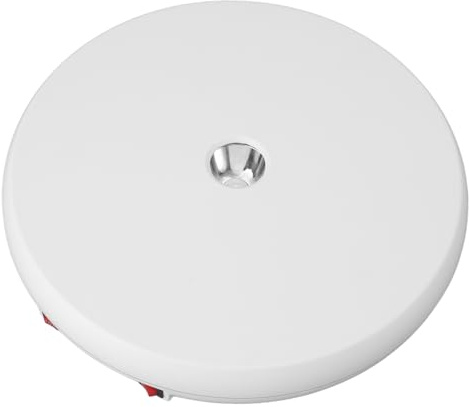 KIMISS Um 360 Grad Elektrisch Drehbarer Präsentationsständer für Schmuck und Uhren, 10-Zoll-Drehteller mit LED-Licht, 55 Pfund Tragfähigkeit, Automatischer Motorisierter Drehteller