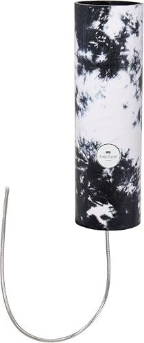 Sonic Energy Thunder Drum, Groß (TDL) | 8x8x26,5 cm, 195 g, Wah-Wah Effekt, schwarz-weißes Tie-Dye-Design, Kunststoff, Metall