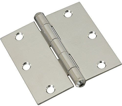 National Hardware Heavy Duty Door Hinge, 3-1/2, Stainless Steel