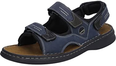 Josef Seibel Schuhfabrik Franklyn 10236 11 582, Herren Fashion-Sandalen, Blau (ocean/schwarz 582), EU 47