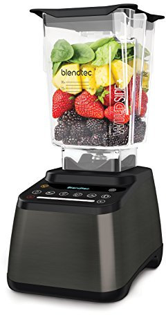 Blendtec Designer 725 Hochleistungsmixer/Blender, 2.66 L, 1800 W, Dunkelgrau Metallic