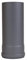 Tubo per stufa a pellet, 250 mm, lunghezza 500 mm, diametro 1000 mm, colore: grigio/nero