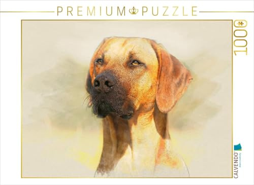 CALVENDO Puzzle EIN Motiv aus dem Kalender Rhodesian Ridgeback 2017 | 1000 Teile Lege-Größe 64 x 48 cm Foto-Puzzle für glückliche Stunden