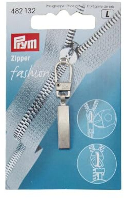 Prym - Original and Fashion Zip, Classic, silberfarbig matt, 1 Piece