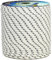 Corderie Italiane 001038887 Treccia mare multiuso giardino e fai da te, stabilizzato ai raggi U.V. resistente a intemperie e agenti atmosferici, 6 mm, 250 mt, colore bianco con spia blu