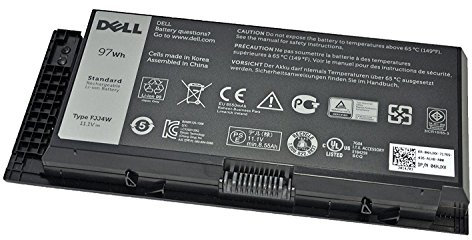 Dell 4HJXX Battery Primary 97WHR 9C (3rd Party alternative for 451-BBGO) - (Spare Parts > Replacement Batteries)