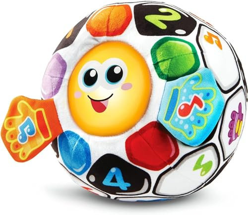 VTech My 1st Football Friend, Fußball Spielzeug für sensorisches Spielen, Interaktives Spielzeug, Lernspielzeug mit Lernspielen, geeignetes Geschenk für Jungen und Mädchen im Alter von 1 2 3 Jahren