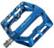 Funn Funndamental Flachpedale - Breite Plattformpedale für BMX/MTB, Einstellbarer Grip für außergewöhnliche Stabilität, 9/16-Zoll CrMo-Achse (Blau)