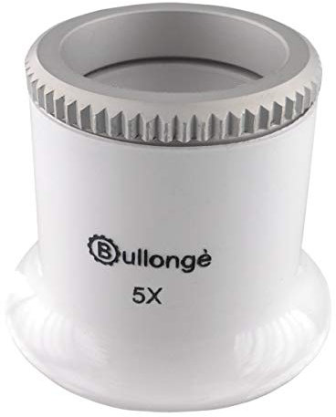 Uhrmacher-Lupe BULLONGÈ TB Pearl-White 5X - Arbeitslupe für die Uhrenreparatur