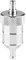 EVGATSAUTO Ersatz Motorradölfilter, Universal 8mm Aluminium Motorrad Benzinfilter Benzinfilterreiniger(Silber)