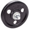 Seilrolle mit Bolzen Grauguss Ø 140 mm für Seil Ø 6 mm GuBstahl, Traglast 300 kg
