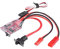 Demeras Regolatore di velocità elettronico Spazzolato Interruttore per verricello ESC Regolatore di velocità Motore Impermeabile 30A per Auto cingolata RC in Scala 1/10