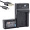 DSTE VBT190 Li-ion Battery and Micro USB Charger Suit Compatible with Panasonic HC-VXF999 VX878 VX989 V160 V180 V270 V380 V777 W570 W580 WX97