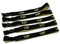 Original Twist4 VIP Stoff Einlassbänder - made in DE - seit 2001 - Festivalbändchen Kontrollbänder VIP Eintrittsbänder (100, schwarz/gold)