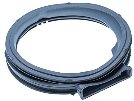 vhbw Türmanschette Ersatz für LG MDS64233201 für Waschtrockner - Gummi, Durchmesser 38 cm, Grau