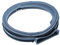 vhbw Goma de escotilla reemplaza LG MDS64233201 para secadora - caucho, diámetro 38 cm, gris