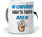 mundohuevo Taza Personalizada con Texto. Regalo Original. Mi compañero (Nombre) Mola un Huevo. Haz