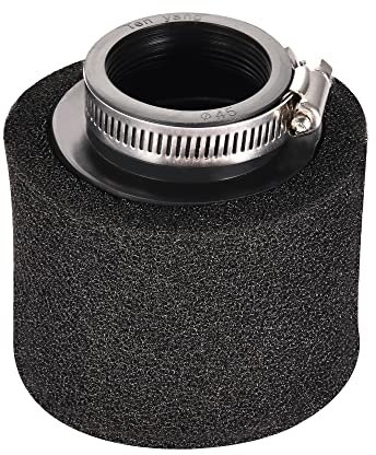 GOOFIT 45mm Filtro Aria Spugna Nero Doppio Strato Bocca Dritta Sostituzione Per 50cc 70cc 90cc 110cc 125cc Moto Go Kart Atv Quad Scooter Dirt Racing Bike