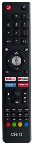 Ersatz Fernbedienung passend für ChiQ Android TV L40G7U | L40H7SX