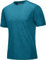 MAGCOMSEN Funktionsshirt Herren Sportshirt Kurzarm Trainingsshirt Atmungsaktiv Laufshirt Wandershirt Männer Regular Fit Fitness Shirts Funktionsshirt Pfauenblau 3XL