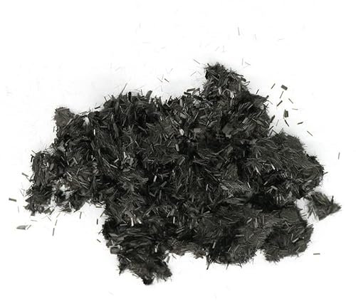 Forja de fibra de carbono 100G Picado 3-12MM Paquete de fibra de carbono Forja de carbono Textura de mármol Procesamiento interior automotriz (12MM)