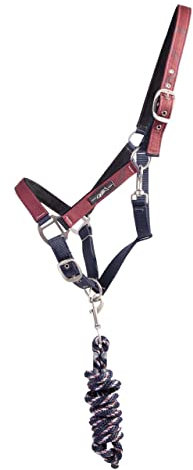 ARBO-INOX Halfter-Set mit Turnout Mehrfarbig Halfter mit Führstrick (Mini Shetty, Saddlery)