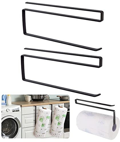 Rollenhalter Küche Ohne Bohren, Papierhandtuch Rollenhalter,Küchenrollenhalter zur Anbringung, Unterschrank Papierrollenhalter, Küchenrollenhalter Unterschrank, Rollenhalter Küchenrolle