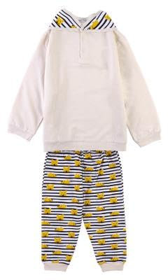 CERDÁ LIFE'S LITTLE MOMENTS Jungen Winnie Puuh Baby Jogginganzug Sweatshirt, Sporthose und Halstuch Bandana Trainingsanzug, Blau, 24 Monate