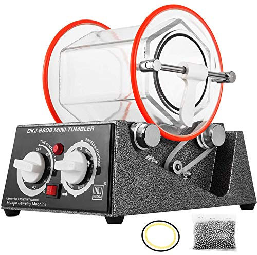 GEJLELDS Poliermaschinen 3Kg Capacity Jewelry polishing Machine 220V Jewelry Tumbler Polierer 150 * 150mm Jewelry Polisher Finisher