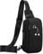 ZXK CO Sling Bag Herren Klein, Brusttasche Herren Wasserdicht und Langlebig Brusttasche, Auswechselbare Crossbody Bag für Linke und Rechte Schulter, Schwarzer chest bag für Radfahren, Laufen, Pendeln