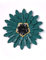 HONCOEN Wanddekoration Metall Blumen Skulptur Geschenk Modern Dekor Arts Wandkunst Figuren Statue Wohnzimmer Ornament 36x36cm