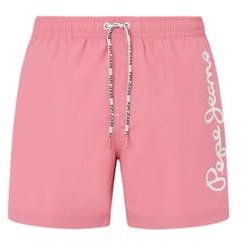Pepe Jeans Logo Short de Bain Homme, Rose (Rose Pink), XL Homme