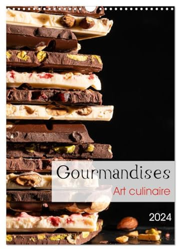 Gourmandises - Art culinaire (Calendrier mural 2024 DIN A3 horizontal), CALVENDO calendrier mensuel: Douceurs, desserts et chocolat