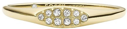 Fossil Damen Ring, All Stacked Up Gold-Tone Edelstahl Stack Ring